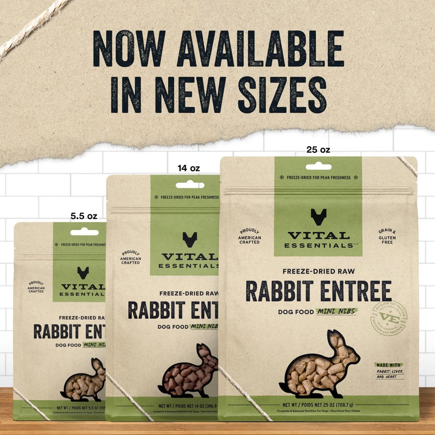 Vital Essentials Freeze-Dried Raw Rabbit Entree Mini Nibs Dog Food 3 Vital Essentials Freeze-Dried Raw Rabbit Entree Mini Nibs Dog Food - Image 3