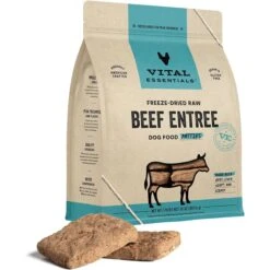 Vital Essentials Freeze-Dried Raw Beef Patties Entree Dog Food