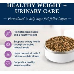 Blue Buffalo Natural Veterinary Diet W+U Weight Management + Urinary Care Dry Dog Food 11 Blue Buffalo Natural Veterinary Diet W+U Weight Management + Urinary Care Dry Dog Food -Pet Wellness 822262 PT2. AC SS1800 V1695494810