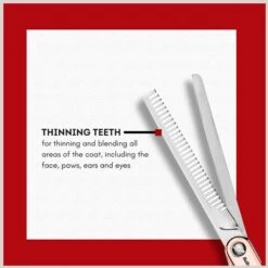 Babyliss Pro Pet Rose Gold Thinning Shears Dog Grooming Tool, 6-inch -Pet Wellness 823622 PT2. AC SS1800 V1694199338