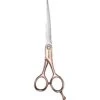 Babyliss Pro Pet Rose Gold Curved Shears Dog Grooming Tool, 6-inch