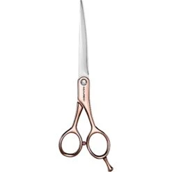 Babyliss Pro Pet Rose Gold Curved Shears Dog Grooming Tool, 6-inch