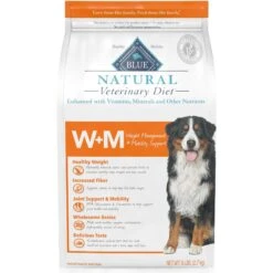 Blue Buffalo Natural Veterinary Diet W+M Weight Management + Mobility Support Dry Dog Food