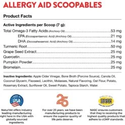 NaturVet Scoopables Aller-911 Allergy Aid Dog Supplement, 11-oz Bag -Pet Wellness 825070 PT2. AC SS1800 V1681996491
