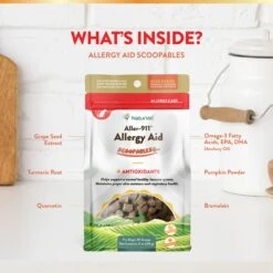 NaturVet Scoopables Aller-911 Allergy Aid Dog Supplement, 11-oz Bag -Pet Wellness 825070 PT6. AC SS1800 V1681999740