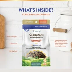 NaturVet Scoopables Coprophagia Stool Eating Deterrent Dog Supplement, 11-oz Bag -Pet Wellness 825086 PT6. AC SS1800 V1681999740
