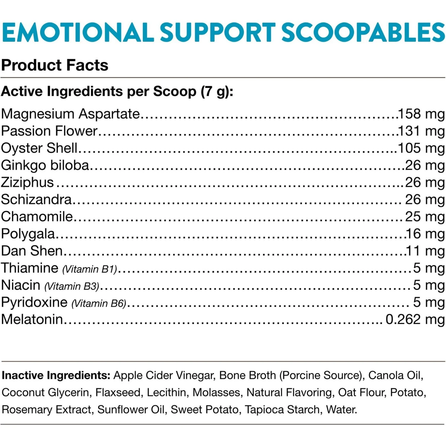 NaturVet Scoopables Emotional Support Daily Calming Aid Dog Supplement, 11-oz Bag 3 NaturVet Scoopables Emotional Support Daily Calming Aid Dog Supplement, 11-oz Bag - Image 3