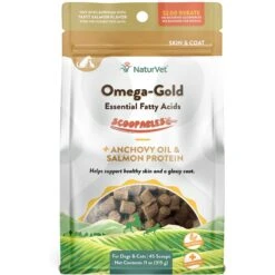 NaturVet Scoopables Omega-Gold Dog & Cat Supplement, 11-oz Bag