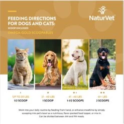 NaturVet Scoopables Omega-Gold Dog & Cat Supplement, 11-oz Bag -Pet Wellness 825182 PT8. AC SS1800 V1682004151