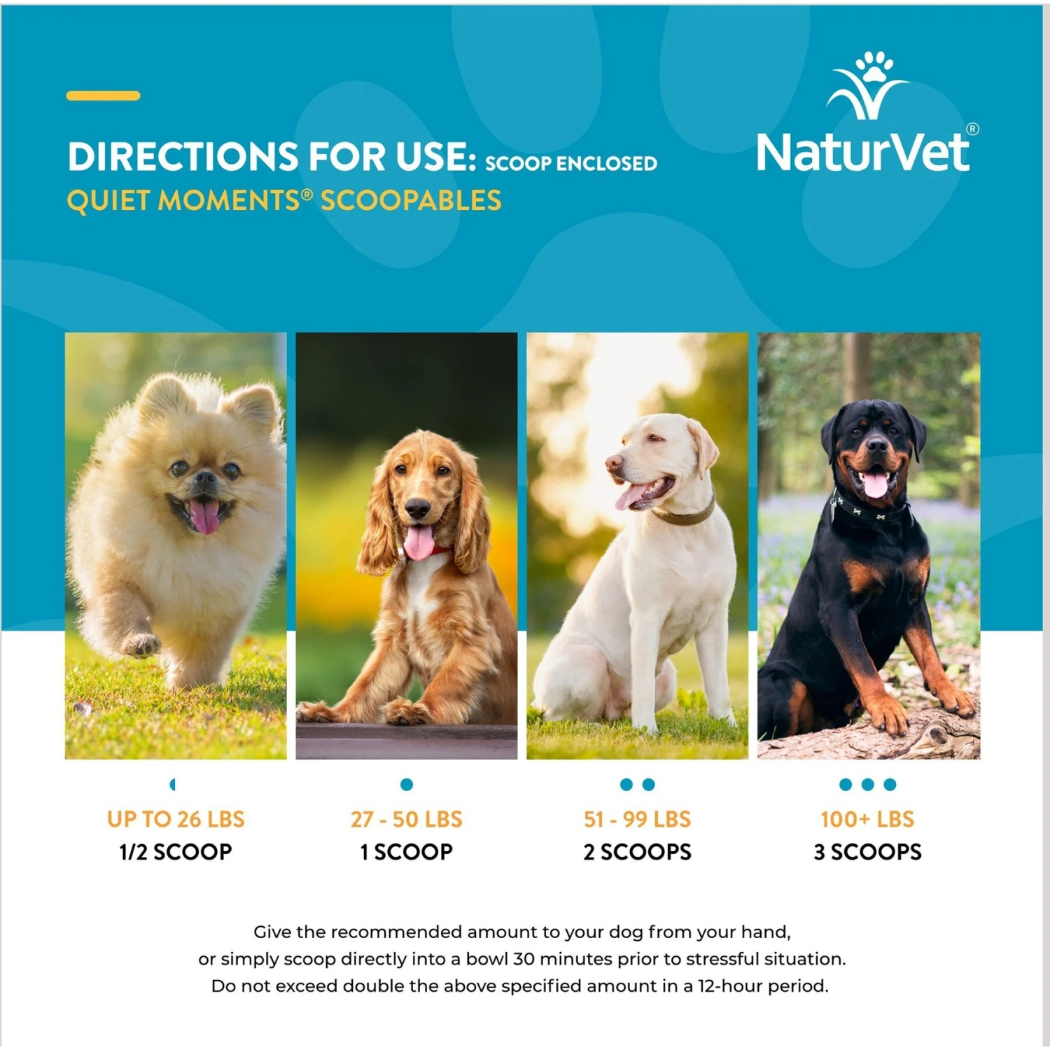 NaturVet Scoopables Quiet Moments Calming Aid Dog Supplement, 11-oz Bag 9 NaturVet Scoopables Quiet Moments Calming Aid Dog Supplement, 11-oz Bag - Image 9