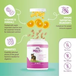 Health Extension Lifetime Vitamins Chewable Dog Tablets 14 Health Extension Lifetime Vitamins Chewable Dog Tablets -Pet Wellness 82549 PT6. AC SS1800 V1678371807