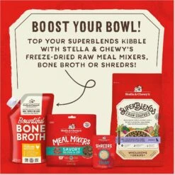 Stella & Chewy's SuperBlends Raw Coated Wholesome Grains Puppy Cage-Free Chicken & Wild-Caught Salmon Recipe With Superfoods Dry Dog Food 13 Stella & Chewy's SuperBlends Raw Coated Wholesome Grains Puppy Cage-Free Chicken & Wild-Caught Salmon Recipe With Superfoods Dry Dog Food -Pet Wellness 825822 PT4. AC SS1800 V1683567238