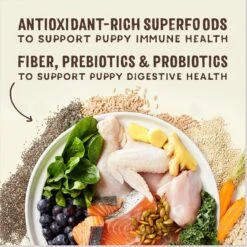 Stella & Chewy's SuperBlends Raw Coated Wholesome Grains Puppy Cage-Free Chicken & Wild-Caught Salmon Recipe With Superfoods Dry Dog Food 16 Stella & Chewy's SuperBlends Raw Coated Wholesome Grains Puppy Cage-Free Chicken & Wild-Caught Salmon Recipe With Superfoods Dry Dog Food -Pet Wellness 825822 PT7. AC SS1800 V1683566314