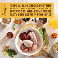 Stella & Chewy's SuperBlends Raw Coated Wholesome Grains Cage-Free Chicken & Duck Recipe With Superfoods Dry Dog Food -Pet Wellness 825846 PT5. AC SS1800 V1683553465