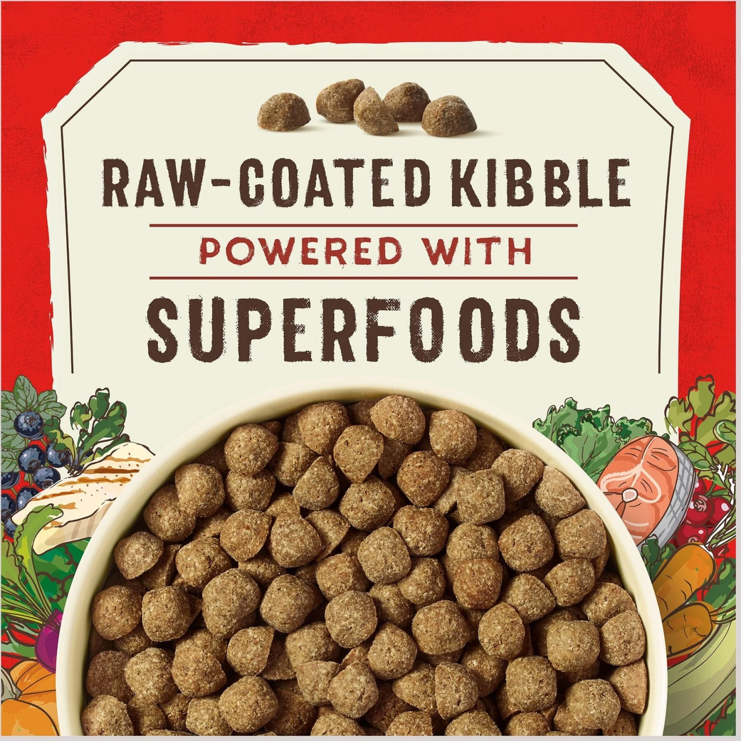 Stella & Chewy's SuperBlends Raw Coated Wholesome Grains Wild-Caught Whitefish & Salmon Recipe With Superfoods Dry Dog Food 2 Stella & Chewy's SuperBlends Raw Coated Wholesome Grains Wild-Caught Whitefish & Salmon Recipe With Superfoods Dry Dog Food - Image 2