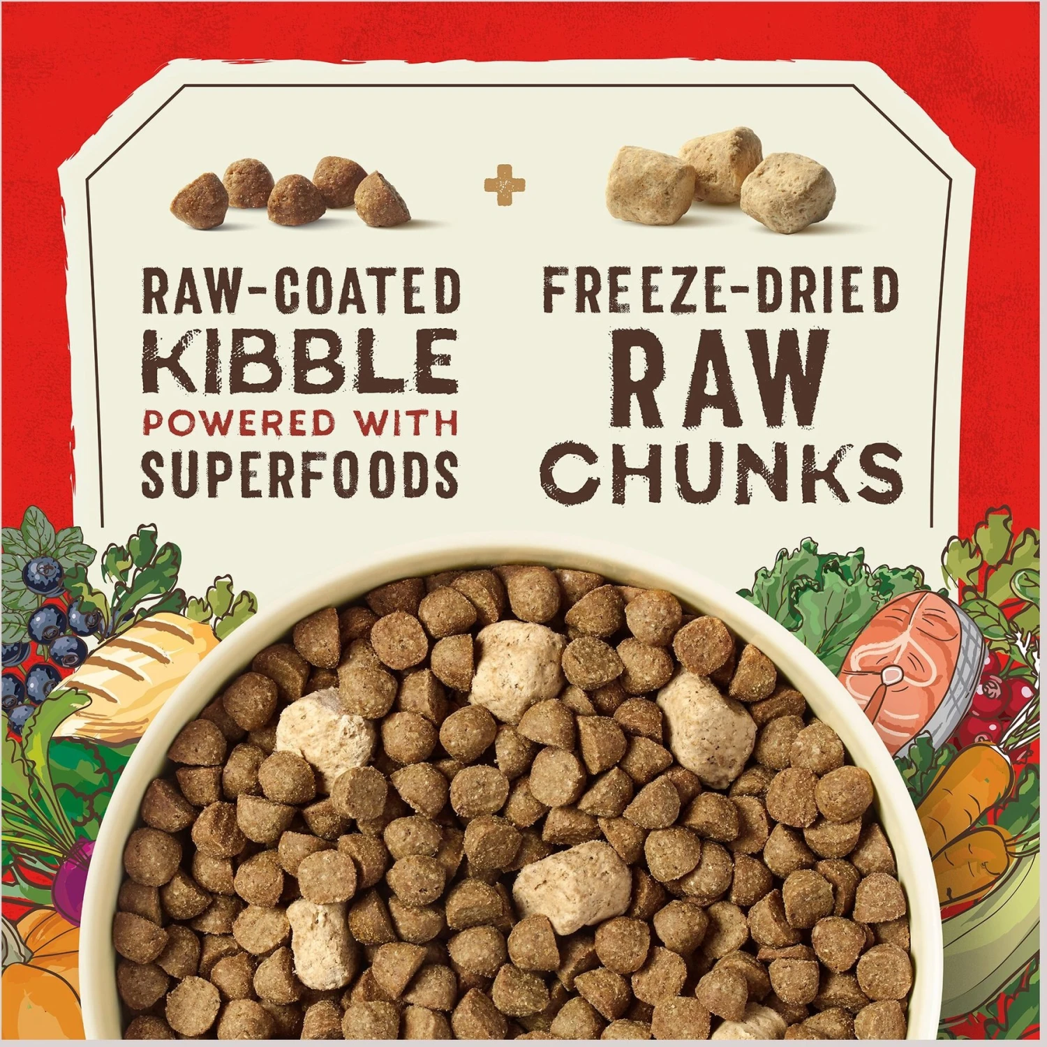 Stella & Chewy's SuperBlends Raw Blend Wholesome Grains Puppy Cage-Free Chicken & Wild Caught Salmon Recipe With Superfoods Dry Dog Food 2 Stella & Chewy's SuperBlends Raw Blend Wholesome Grains Puppy Cage-Free Chicken & Wild Caught Salmon Recipe With Superfoods Dry Dog Food - Image 2
