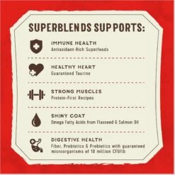 Stella & Chewy's SuperBlends Raw Blend Wholesome Grains Grass-Fed Beef, Beef Liver & Lamb Recipe With Superfoods Dry Dog Food -Pet Wellness 825990 PT4. AC SS1800 V1683565928