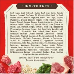 Stella & Chewy's SuperBlends Raw Blend Wholesome Grains Grass-Fed Beef, Beef Liver & Lamb Recipe With Superfoods Dry Dog Food -Pet Wellness 825990 PT7. AC SS1800 V1683566316