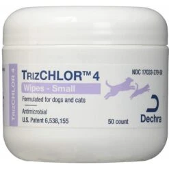 TrizCHLOR 4 Wipes For Dogs & Cats