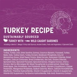 Earth Animal Wisdom Air-Dried Turkey Recipe Premium Natural Dog Food, 8-lb Bag 12 Earth Animal Wisdom Air-Dried Turkey Recipe Premium Natural Dog Food, 8-lb Bag -Pet Wellness 836038 PT3. AC SS1800 V1684334789
