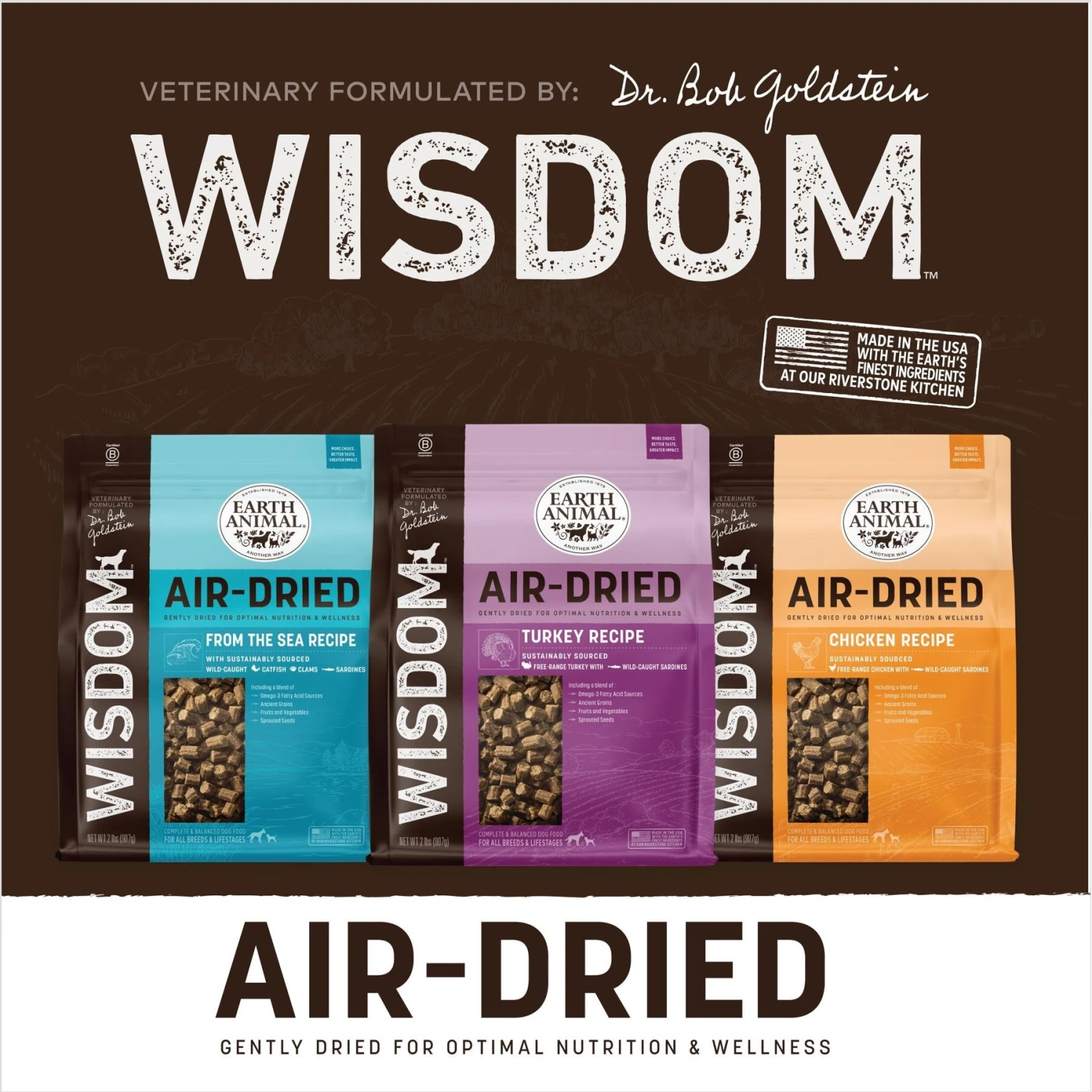Earth Animal Wisdom Air-Dried From The Sea Recipe Premium Natural Dog Food, 8-lb Bag 8 Earth Animal Wisdom Air-Dried From The Sea Recipe Premium Natural Dog Food, 8-lb Bag - Image 8