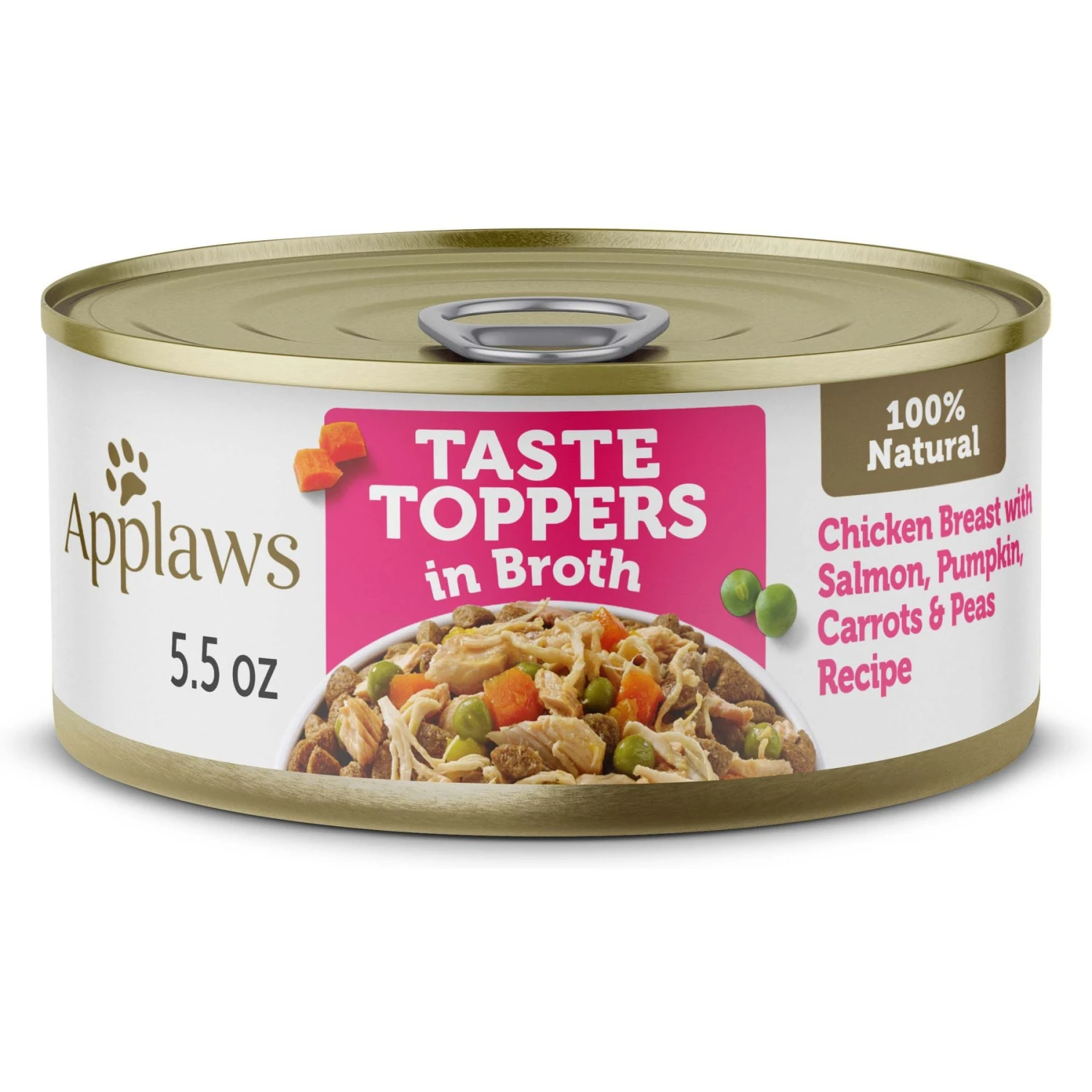 Applaws Taste Toppers Chicken Breast, Salmon & Vegetables In Broth Natural Wet Dog Food, 5.5-oz Pouch, Case Of 12 1 Applaws Taste Toppers Chicken Breast, Salmon & Vegetables In Broth Natural Wet Dog Food, 5.5-oz Pouch, Case Of 12