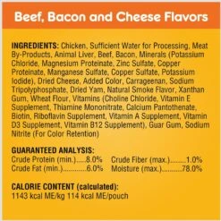 Pedigree Chopped Dinner Variety Pack Adult Wet Dog Food, 3.5-oz Pouch, Case Of 8 -Pet Wellness 837014 PT4. AC SS1800 V1682018159