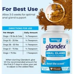 Vetnique Labs Glandex Anal Gland & Probiotic Beef Liver Flavored Pumpkin Fiber & Digestive Powder Supplement For Dogs & Cats 15 Vetnique Labs Glandex Anal Gland & Probiotic Beef Liver Flavored Pumpkin Fiber & Digestive Powder Supplement For Dogs & Cats -Pet Wellness 83731 PT6. AC SS1800 V1698092197