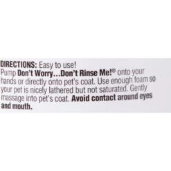 Ark Naturals Don't Worry Don't Rinse Me Waterless Dog & Cat Shampoo 14 Ark Naturals Don't Worry Don't Rinse Me Waterless Dog & Cat Shampoo -Pet Wellness 83733 PT5. AC SS1800 V1543359761