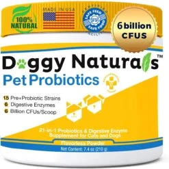 Pet Health Pharma Probiotics Advanced Max-Strength Cat & Dog Digestive Supplement, 7.4-oz Bag