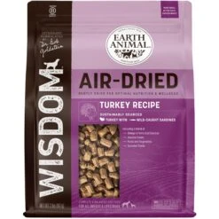 Earth Animal Wisdom Air-Dried Turkey Recipe Premium Natural Dog Food, 2-lb Bag