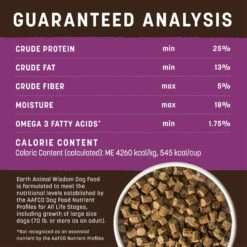 Earth Animal Wisdom Air-Dried Turkey Recipe Premium Natural Dog Food, 2-lb Bag -Pet Wellness 840102 PT4. AC SS1800 V1684335019