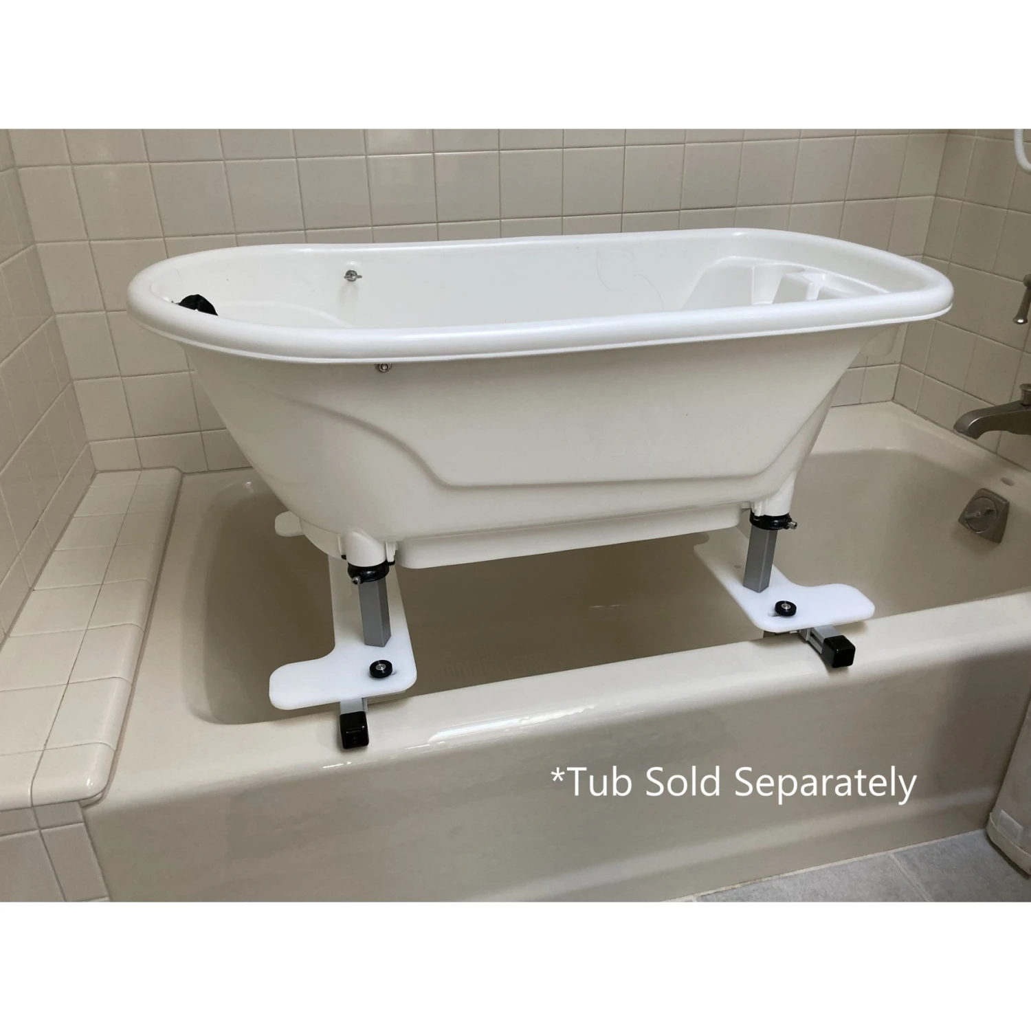 KleanDog Tub Adapter Flying Pig Dog Bath, Silver 1 KleanDog Tub Adapter Flying Pig Dog Bath, Silver