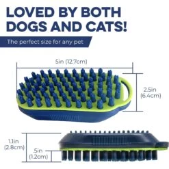 Bonza Dog & Cat Massage Brush 17 Bonza Dog & Cat Massage Brush -Pet Wellness 842422 PT8. AC SS1800 V1691440013