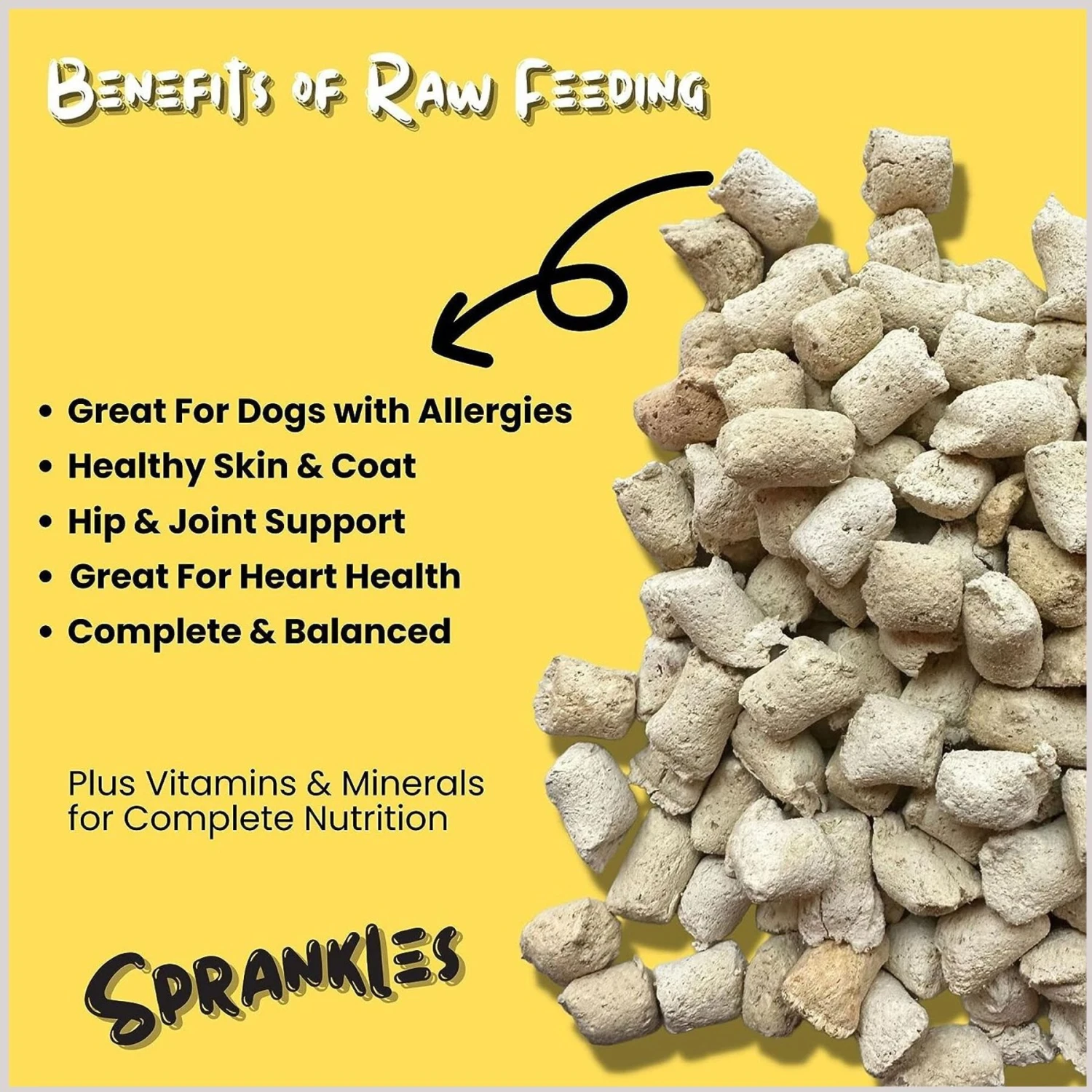 Sprankles Chicken Recipe Freeze-Dried Raw Dog Food 3 Sprankles Chicken Recipe Freeze-Dried Raw Dog Food - Image 3