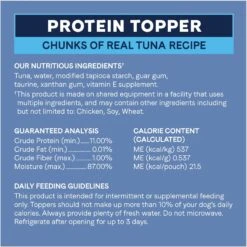 CANIDAE PURE Petite Protein Chunks Of Real Tuna Recipe In Gravy Dog Food Topper, 8.4-oz Box 14 CANIDAE PURE Petite Protein Chunks Of Real Tuna Recipe In Gravy Dog Food Topper, 8.4-oz Box -Pet Wellness 843094 PT6. AC SS1800 V1683043305