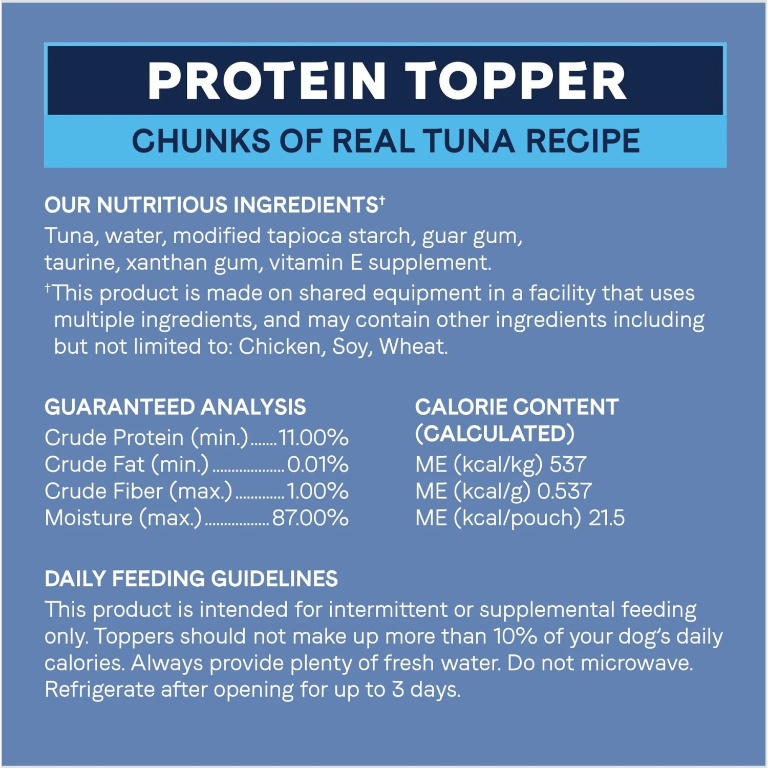 CANIDAE PURE Petite Protein Chunks Of Real Tuna Recipe In Gravy Dog Food Topper, 8.4-oz Box 7 CANIDAE PURE Petite Protein Chunks Of Real Tuna Recipe In Gravy Dog Food Topper, 8.4-oz Box - Image 7