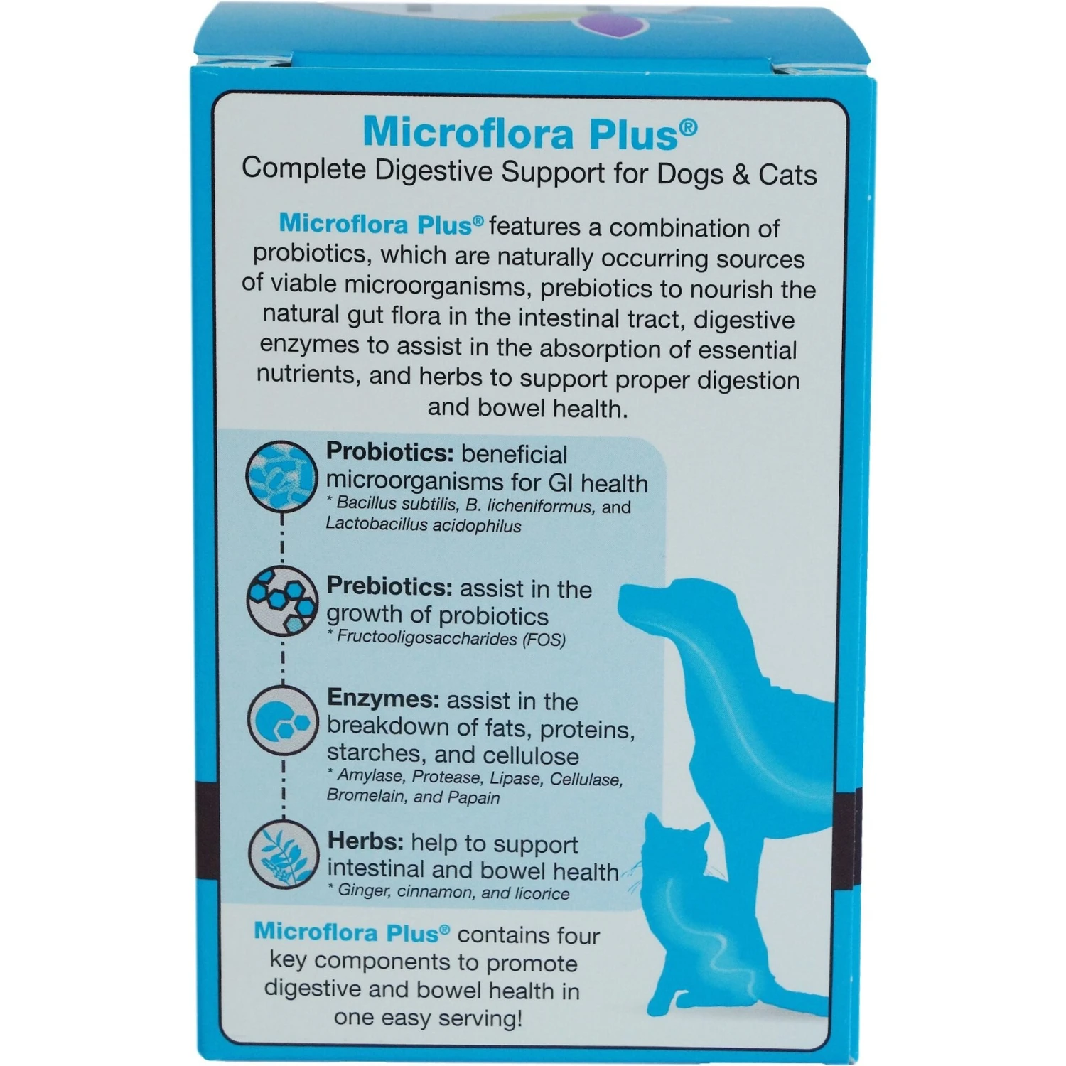 Herbsmith Microflora Plus For Digestion Capsules Daily Dog & Cat Supplement 2 Herbsmith Microflora Plus For Digestion Capsules Daily Dog & Cat Supplement - Image 2