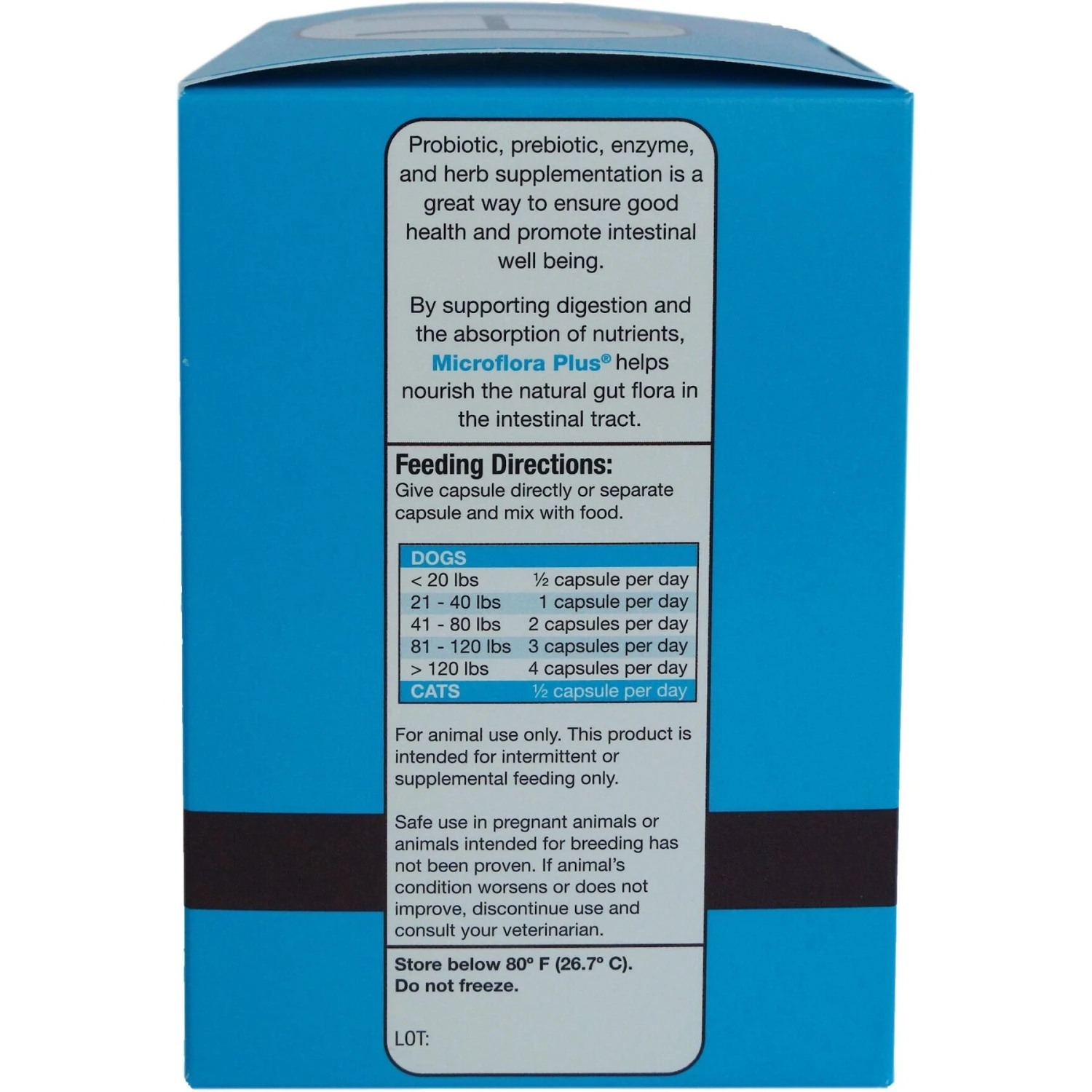 Herbsmith Microflora Plus For Digestion Capsules Daily Dog & Cat Supplement 4 Herbsmith Microflora Plus For Digestion Capsules Daily Dog & Cat Supplement - Image 4