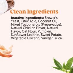 PetHonesty Hemp Hip + Joint Health Peanut Butter Flavored Soft Chews Joint Supplement For Dogs, 90 Count -Pet Wellness 845342 PT3. AC SS1800 V1701186353