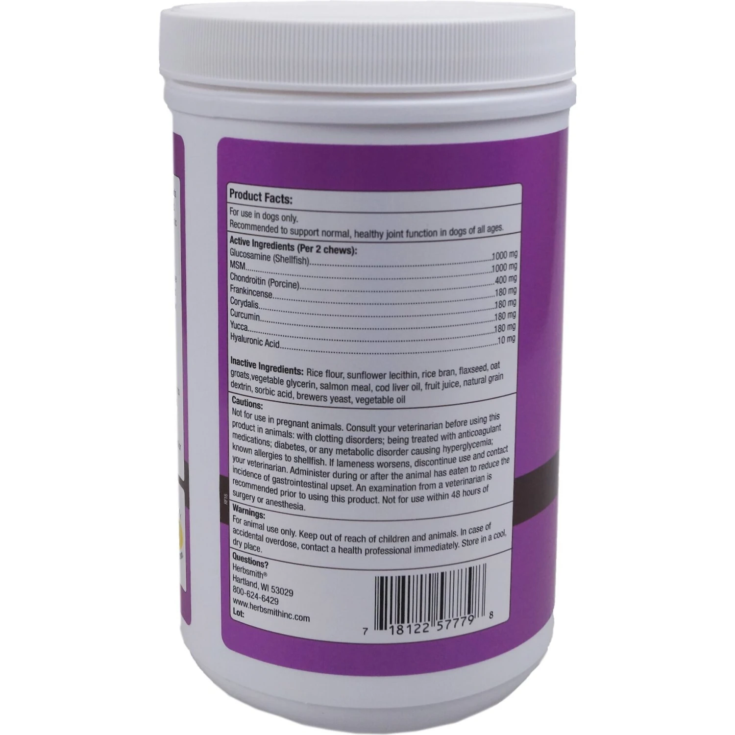 Herbsmith Sound Dog Viscosity Joint Support Large Soft Chews Dog & Supplement 3 Herbsmith Sound Dog Viscosity Joint Support Large Soft Chews Dog & Supplement - Image 3