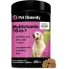 PetHonesty Multivitamin 10-in-1 Chicken Flavored Soft Chews Multivitamin For Dogs, 180 Count