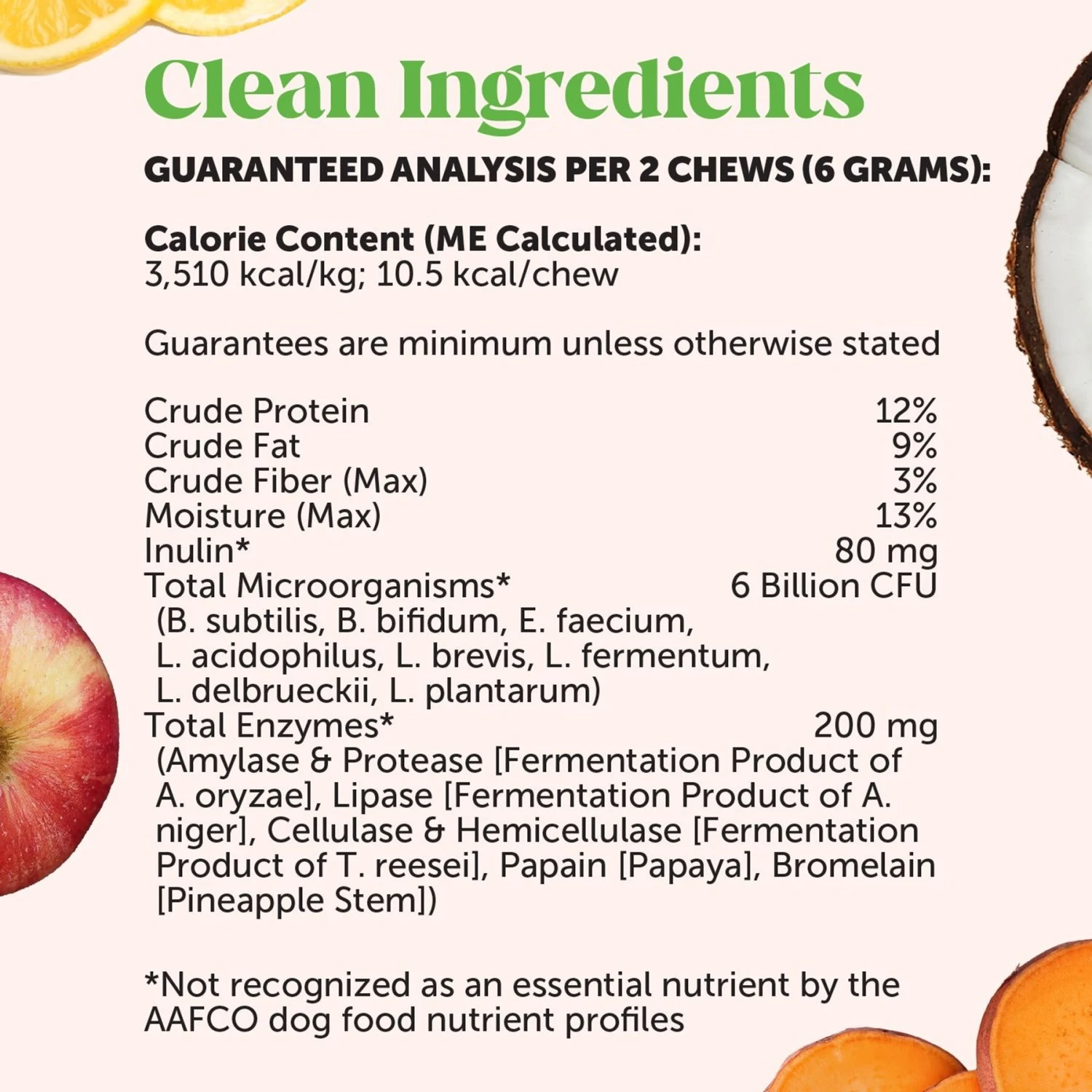 PetHonesty Probiotics Gut + Immune Pumpkin Flavored Soft Chews Digestive Supplement For Dogs, 180 Count 3 PetHonesty Probiotics Gut + Immune Pumpkin Flavored Soft Chews Digestive Supplement For Dogs, 180 Count - Image 3