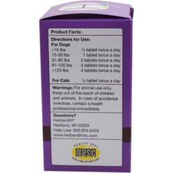 Herbsmith Herbal Blends Calm Shen Tablets Dog & Cat Supplement 7 Herbsmith Herbal Blends Calm Shen Tablets Dog & Cat Supplement -Pet Wellness 84563 PT3. AC SS1800 V1484003236