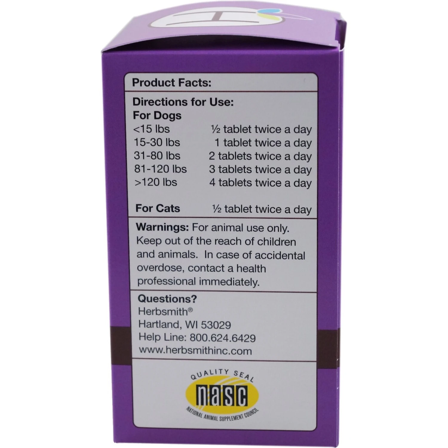 Herbsmith Herbal Blends Calm Shen Tablets Dog & Cat Supplement 4 Herbsmith Herbal Blends Calm Shen Tablets Dog & Cat Supplement - Image 4