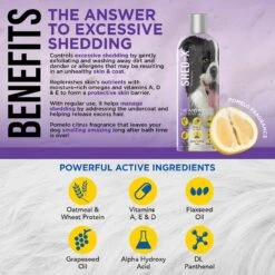 Shed-X Shed Control Shampoo For Dogs 11 Shed-X Shed Control Shampoo For Dogs -Pet Wellness 84627 PT2. AC SS1800 V1633702740