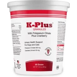 K-Plus Potassium Citrate Plus Cranberry Granules For Dogs & Cats