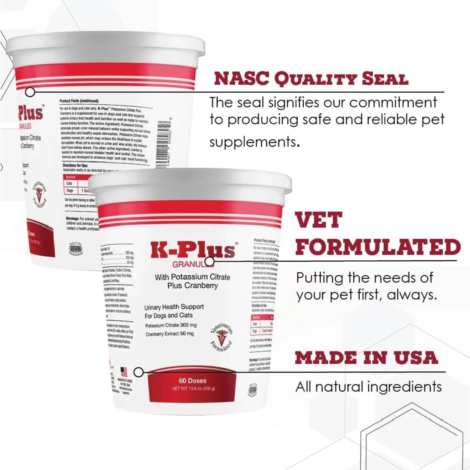 K-Plus Potassium Citrate Plus Cranberry Granules For Dogs & Cats 5 K-Plus Potassium Citrate Plus Cranberry Granules For Dogs & Cats - Image 5