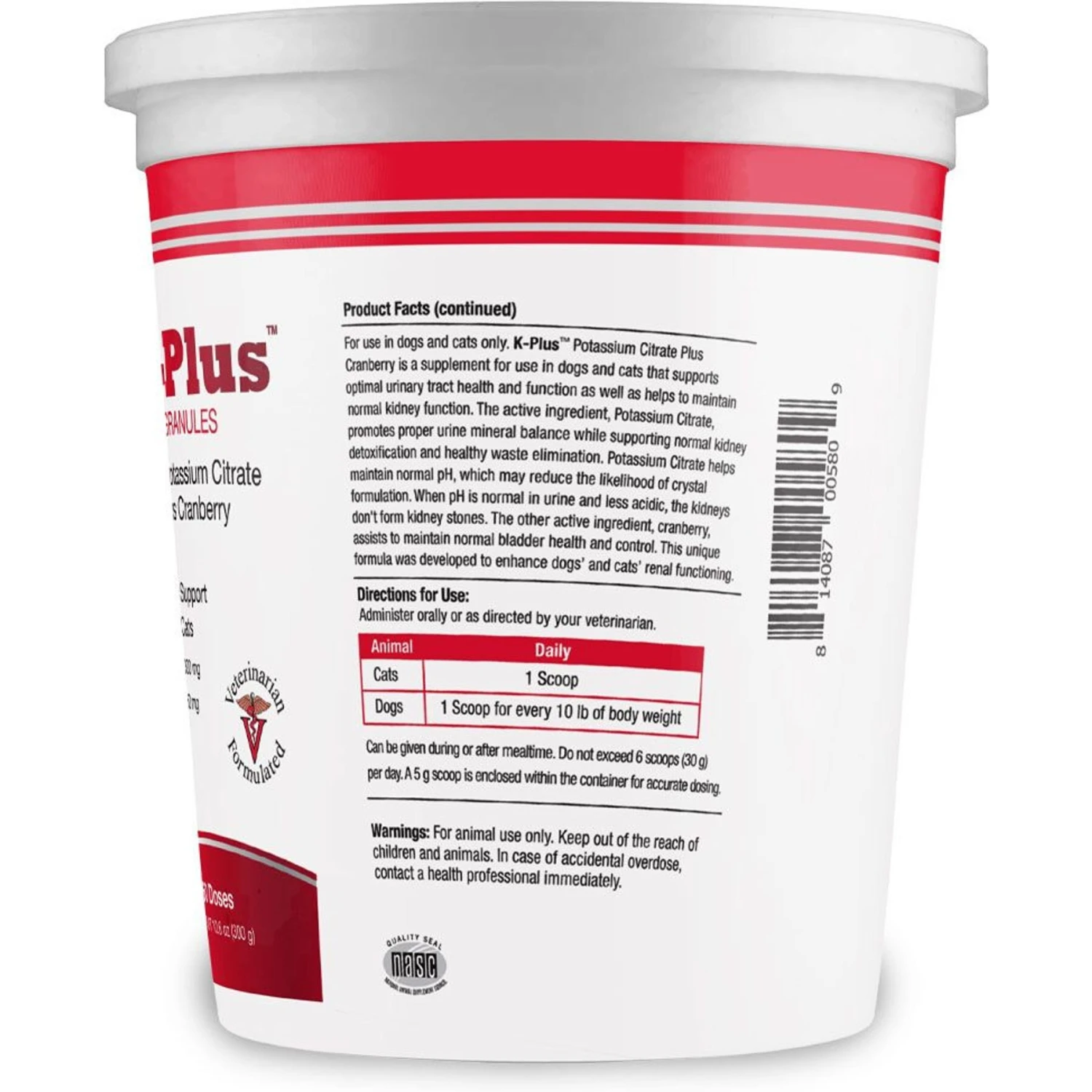 K-Plus Potassium Citrate Plus Cranberry Granules For Dogs & Cats 8 K-Plus Potassium Citrate Plus Cranberry Granules For Dogs & Cats - Image 8