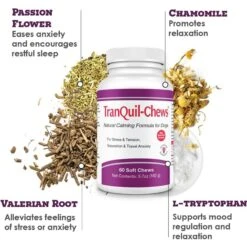 TranQuil Chews Calming Dog Supplement -Pet Wellness 84730 PT3. AC SS1800 V1679952584